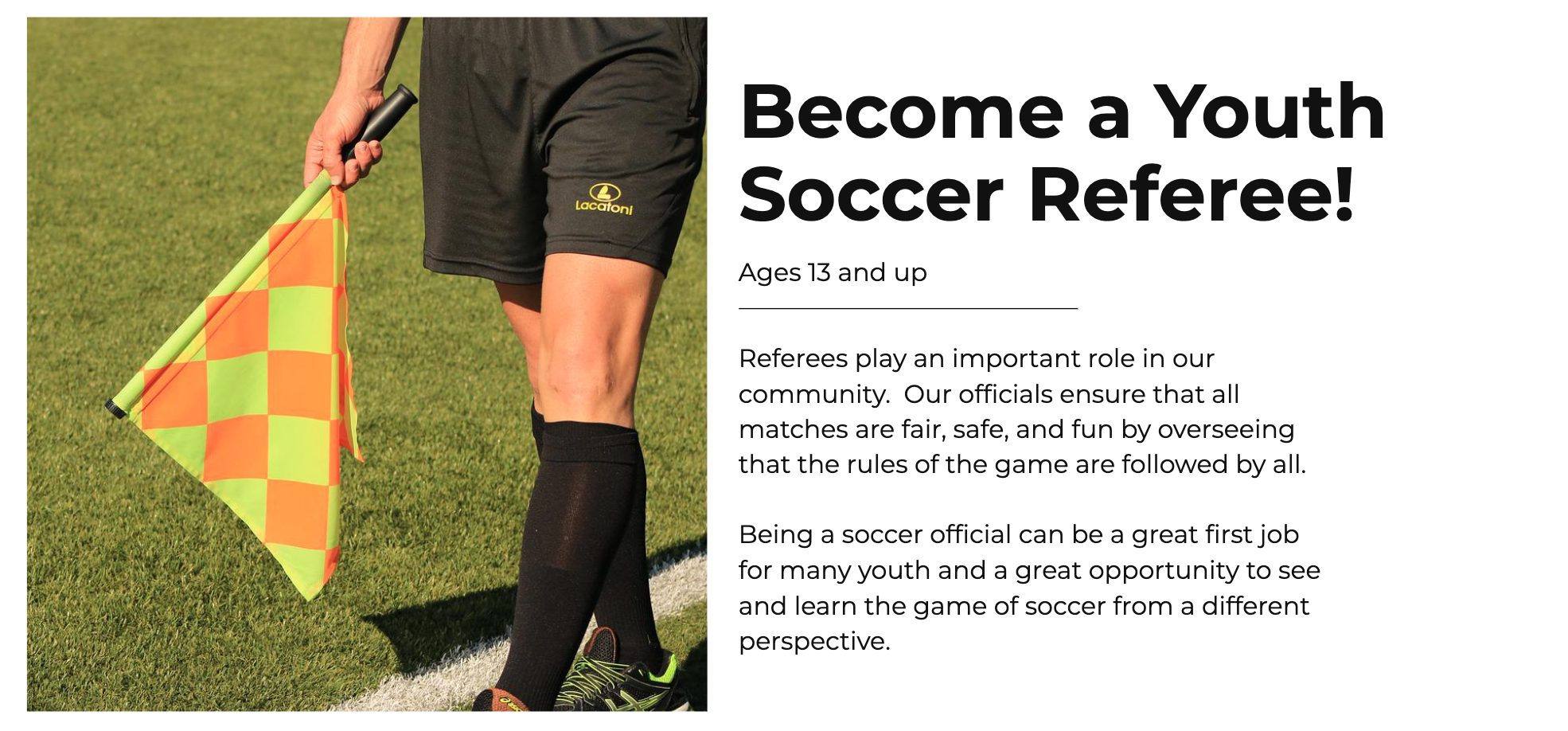 Youth Soccer Referees